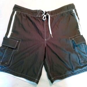 Men's large green swimming trunks